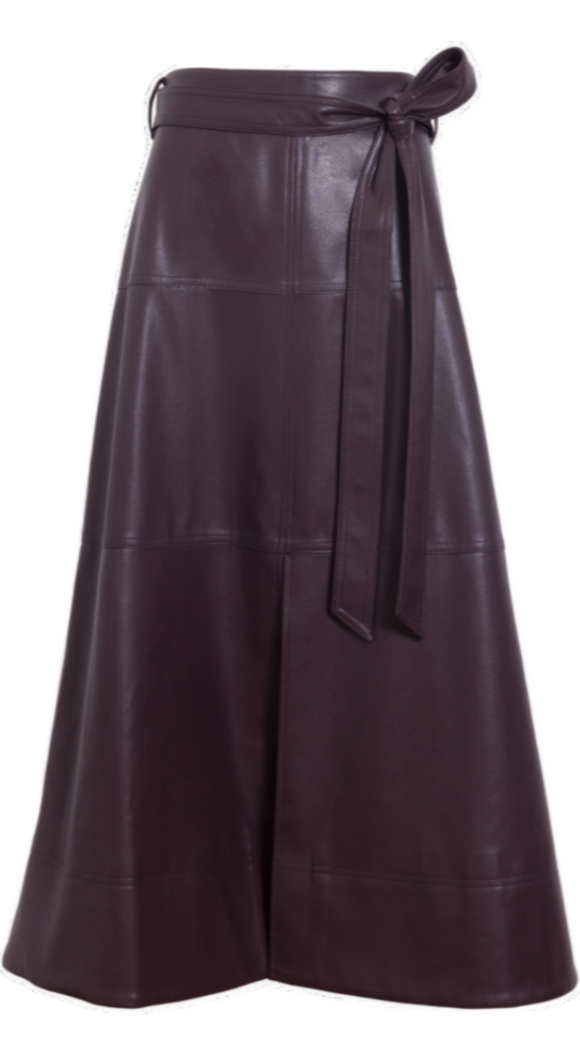 Tanya Taylor - Hudley Skirt in Oxblood