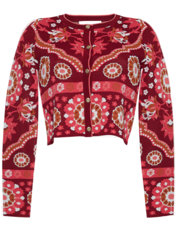 Cara Cara - Ila Cardigan in Mystic  Raspberry