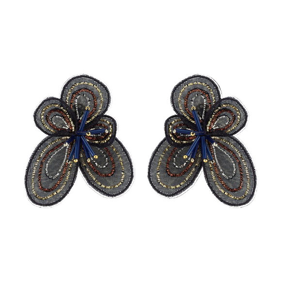 Mignonne Gavigan - Indie Earrings in Navy