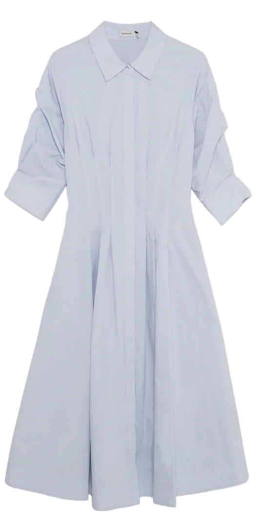 SIMKHAI - Jazz Pintuck Midi Dress in Sky