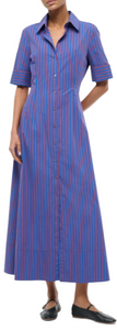 STAUD - Joan Dress in Atlas Stripe