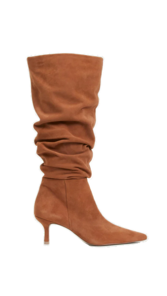 SIMKHAI - Jordi Suede Slouch Boot in Camel