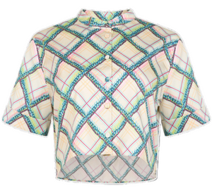 Saloni - Jude-B Shirt in Compass Check