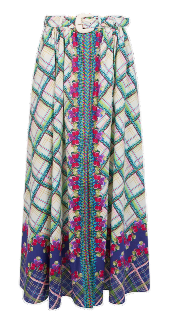 Saloni - Judi Skirt in Quail Check
