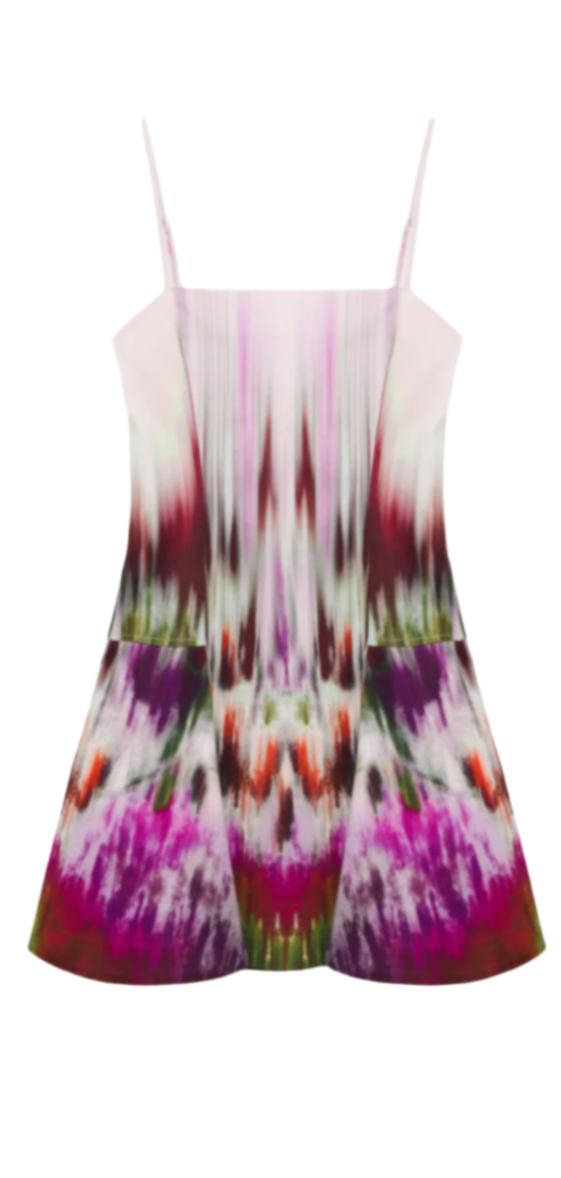 SIMKHAI - Judie Mini Dress in Sorbet Motion Blur