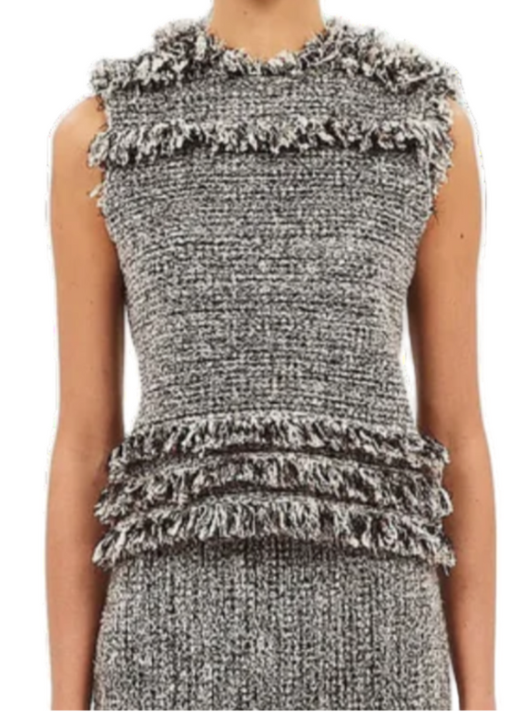 Ulla Johnson - Kassi Knit Tweed Sleeveless Top in Dawn