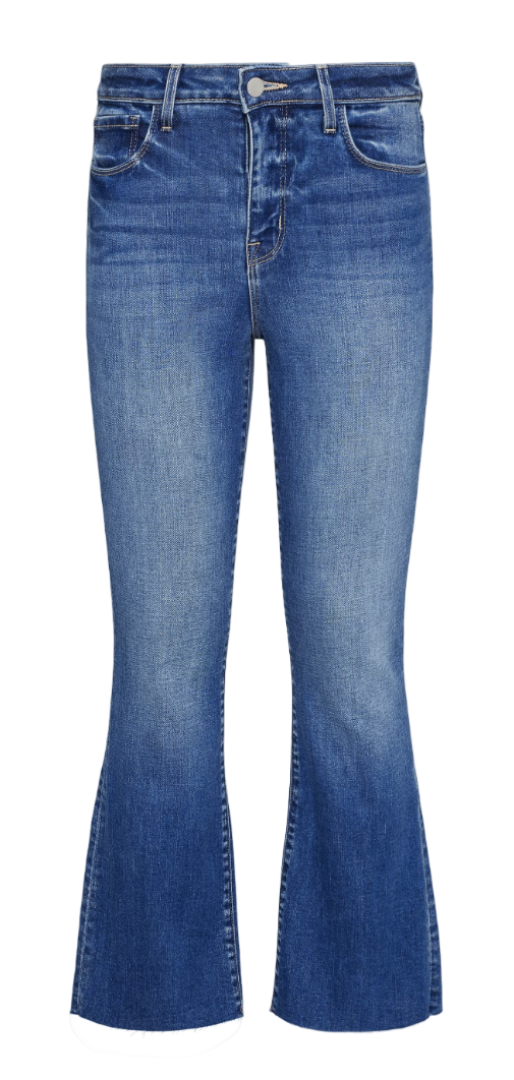 L'AGENCE - Kendra High Rise Crop Flare in Cambridge