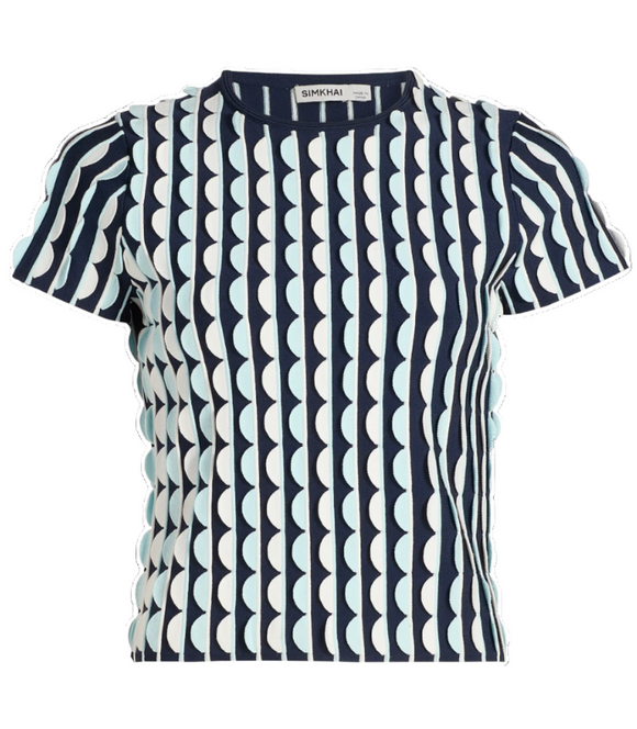 SIMKHAI - Kendra Top in Sky Multi