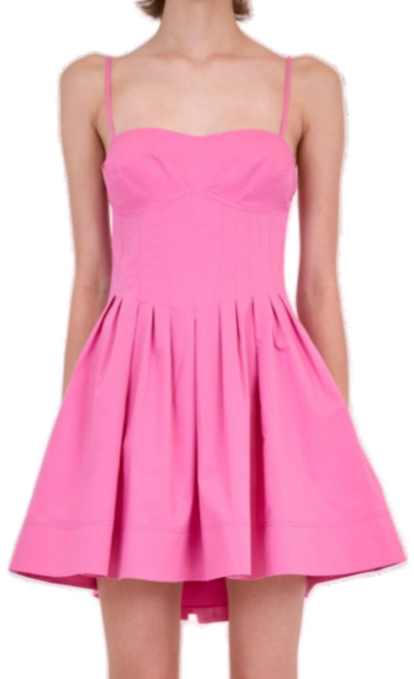 SIMKHAI - Kitt Mini Dress in Berry