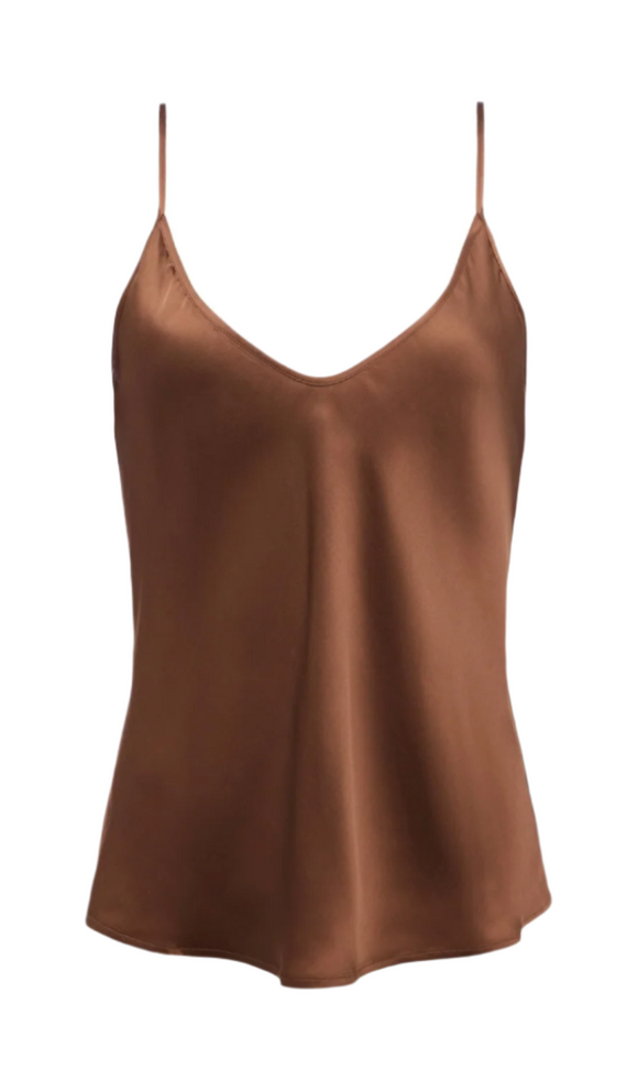 L'AGENCE - Lexi Camisole in Sepia Brown