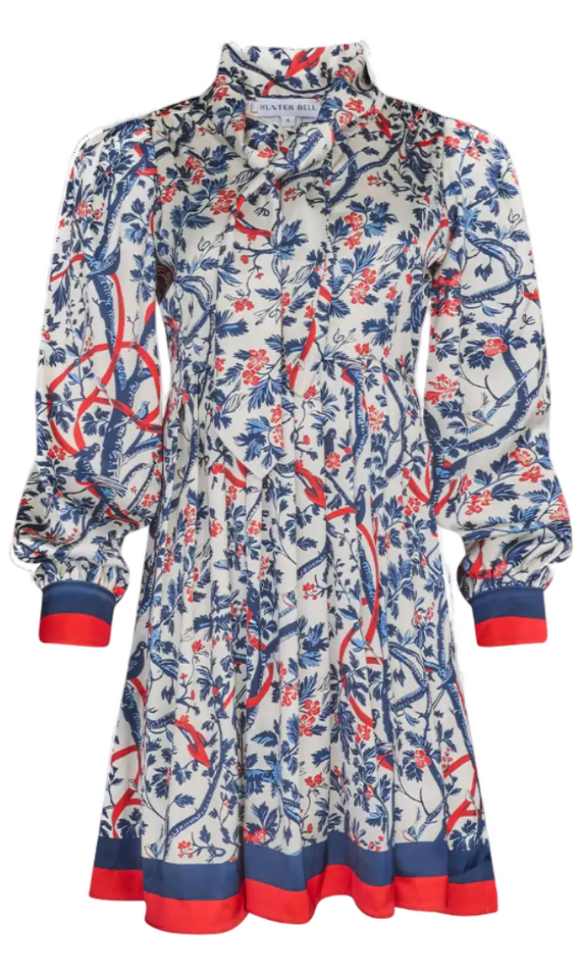 Hunter Bell - Lila Dress in Gramercy Vine