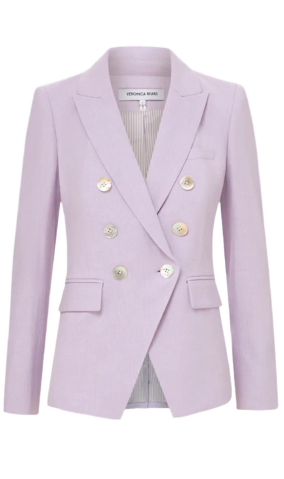 Veronica Beard - Miller Dickey Jacket in Soft Lilac