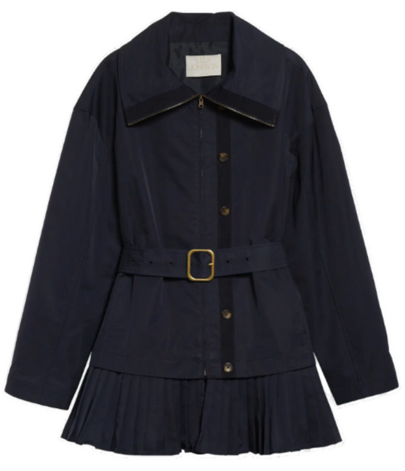 Ulla Johnson - Lison Jacket with Pleat Detail in Midnight