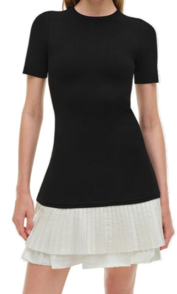 SIMKHAI - Lorin Mini Dress in Black Multi