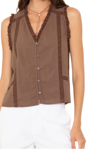 Xirena - Louise Top in Chocolat