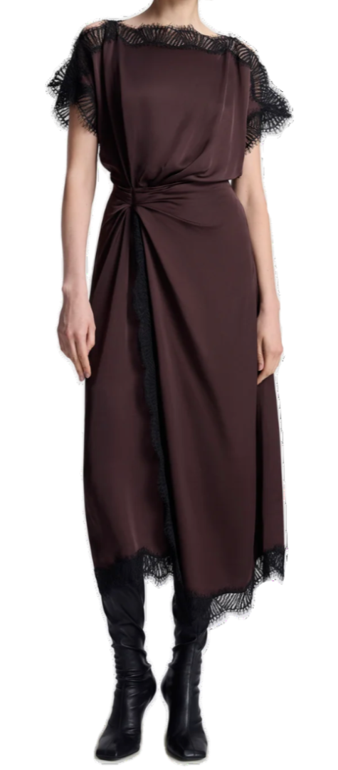 A.L.C. - Luna Dress in Cocoa/Black