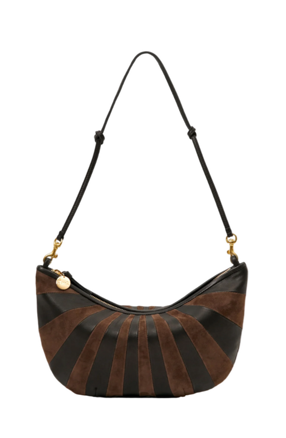 Clare V. - Lune Sunburst in Black/Chocolate