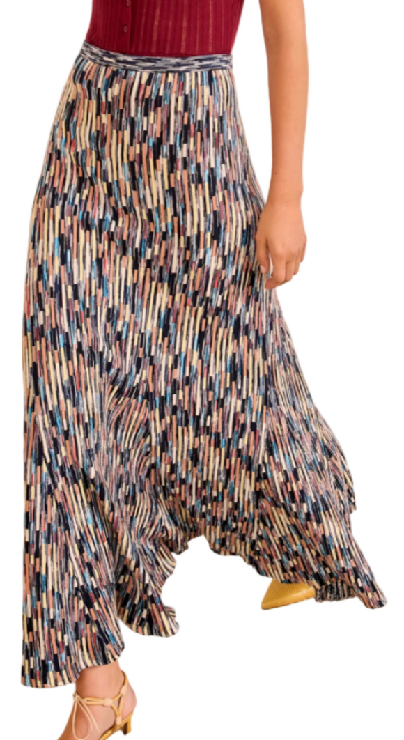 Ulla Johnson - Marceline Multicolor Long Skirt in Oasis