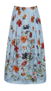 Cara Cara - Marge Skirt in Botanica Blue