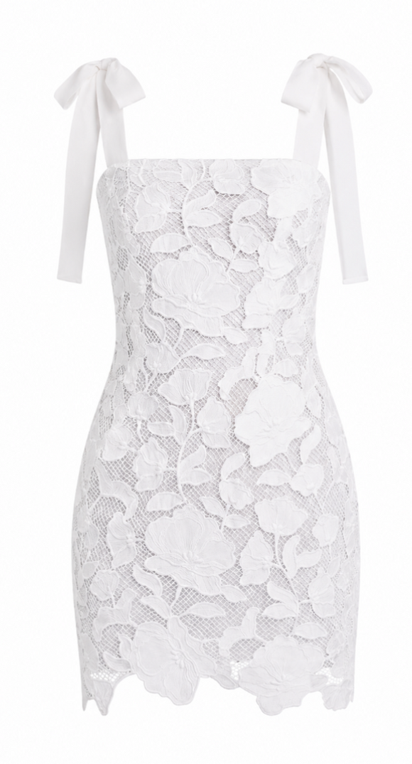 simkhai white mini dress Style-Color-Dim:AP1D105172_AA303_M Size:46 Regular Australians of Greek descent zip closure Halter tie