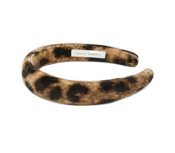 Loeffler Randall - Marina Headband in Leopard