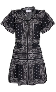 Hunter Bell - Merritt Dress in Aces Wild Black