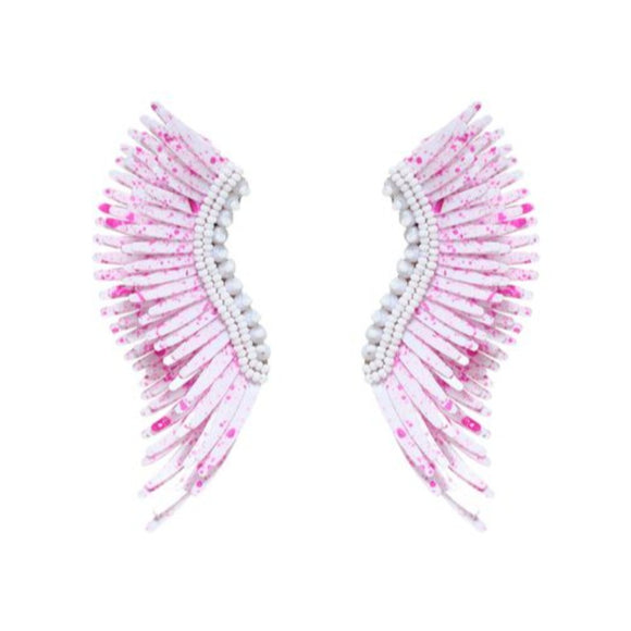Mignonne Gavigan - Midi Madeline Earrings in Pink/White