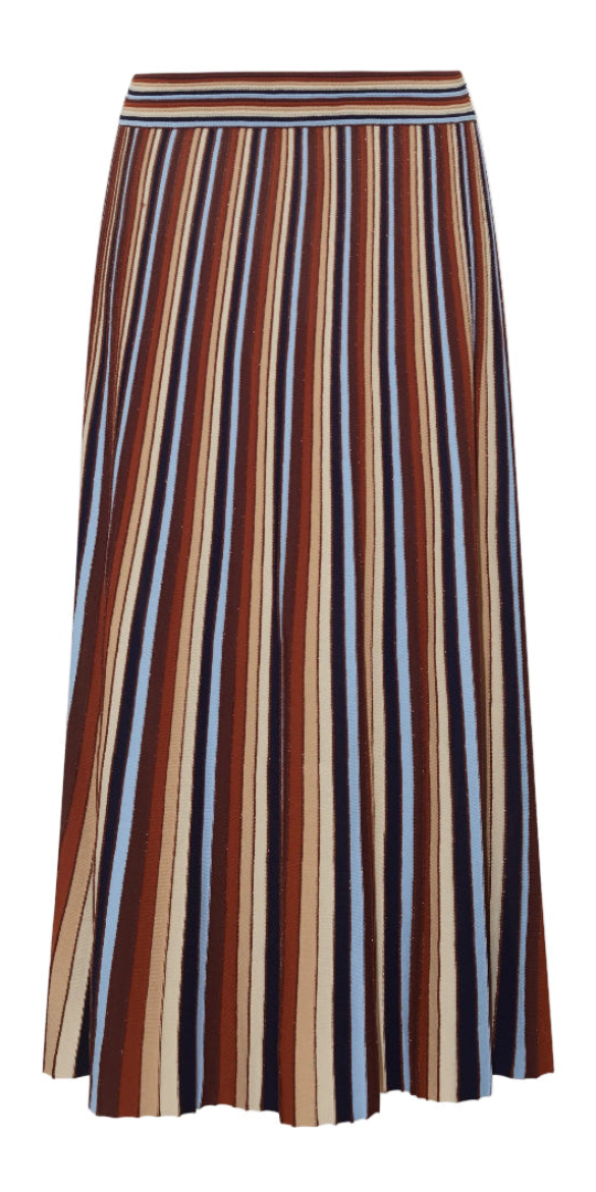 Cara Cara - Montana Skirt in Metallic Stripe