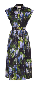 Cara Cara - Octavia Dress in Wisteria Black