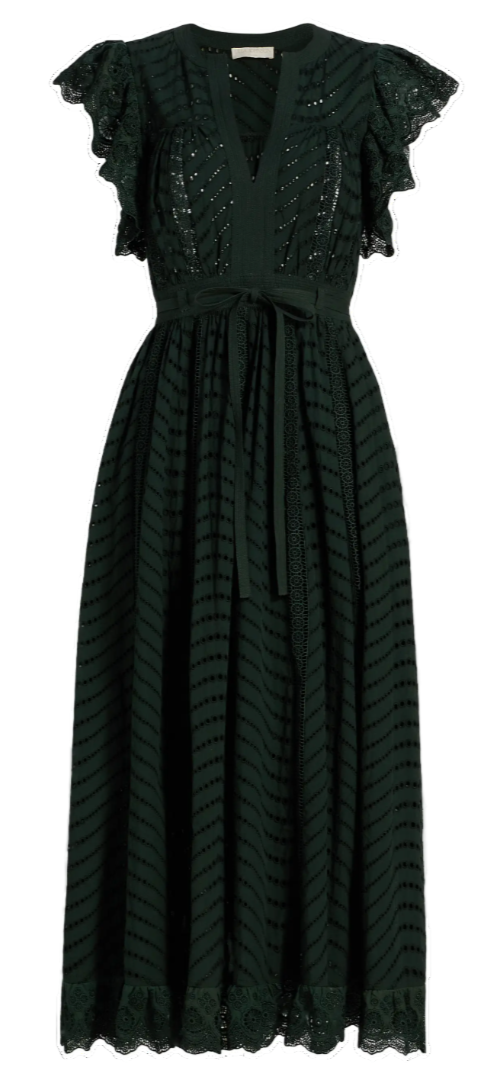 Ulla Johnson - Olga Midi Dress in Cypress