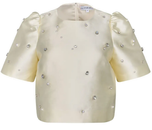 Hunter Bell - Olivia Top in Ivory