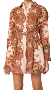 Cleobella - Opal Mini Dress in Foulard Paisley Print
