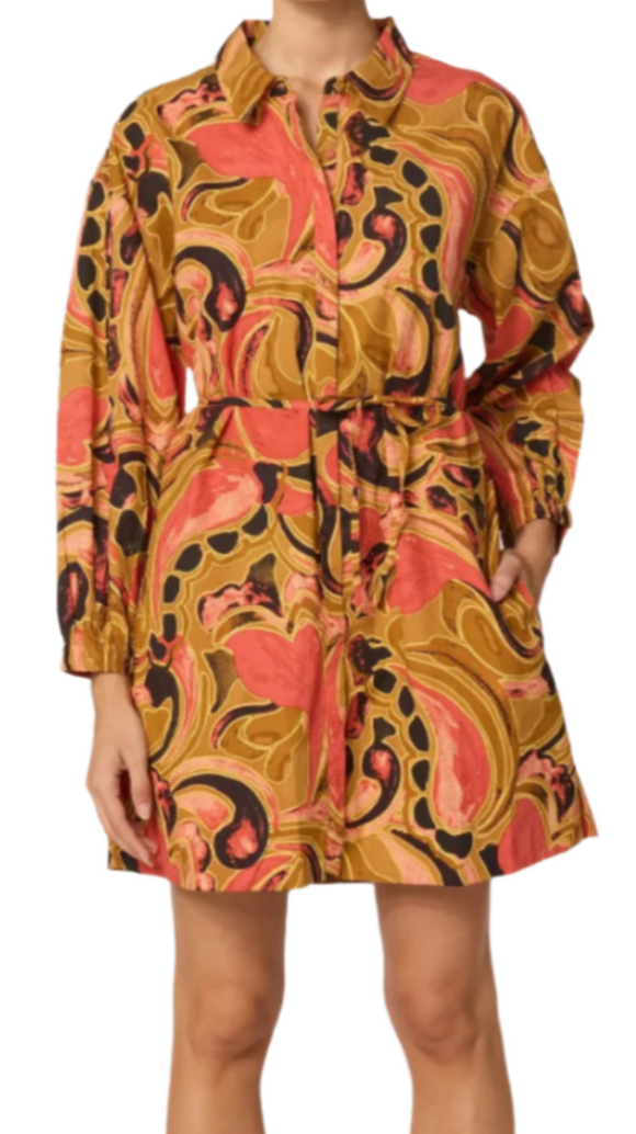 Cleobella - Elisha Mini Dress in Osaria Print