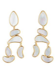 Mignonne Gavigan - Luxe Paulina Earrings in White