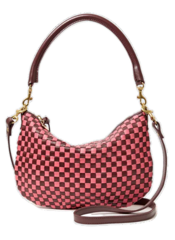 Clare V. - Petit Moyen Messenger in Raisin/Petal