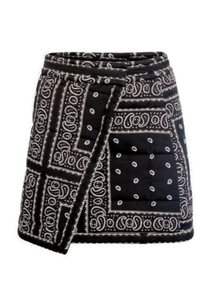 Hunter Bell - Powell Skirt in Aces Wild Black
