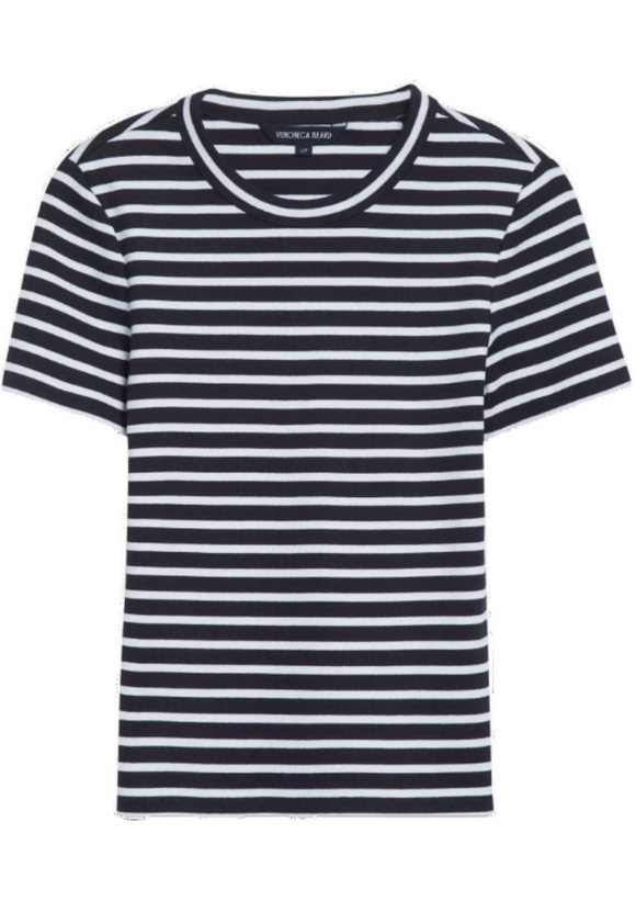 Veronica Beard - Pruitt Tee in Navy/White