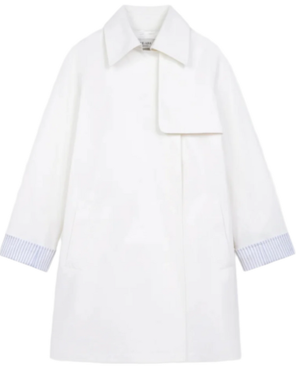 We-Ar4 - The Shift Raincoat in White