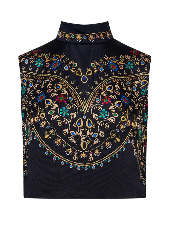 Saloni - Ren Top in Pendant Border