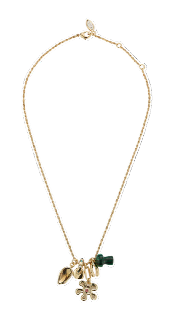 Mignonne Gavigan - Riley Charm Necklace in Gold Multi