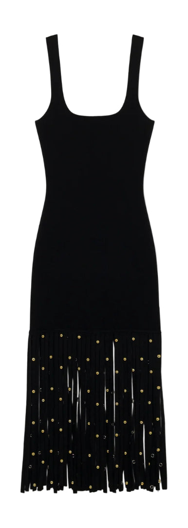 SIMKHAI - Romelia Midi Dress in Black