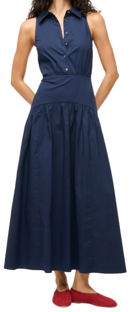 STAUD - Romy Dress in Navy