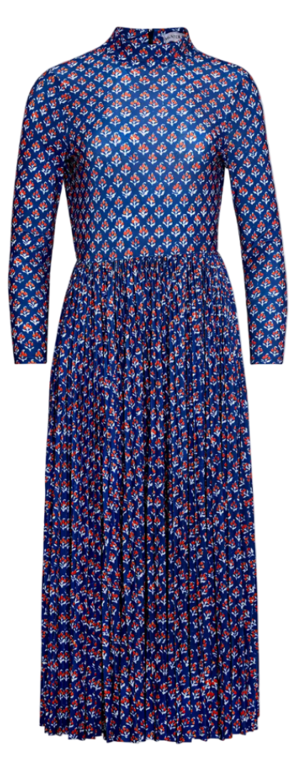 Hunter Bell - Sabine Dress in Autumn Fleur Navy