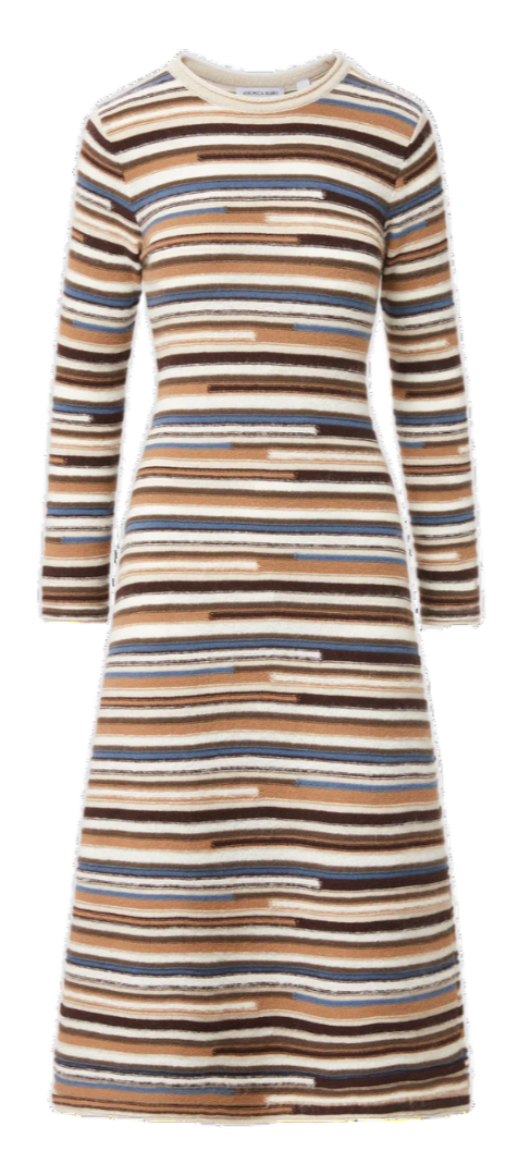 Veronica Beard - Sanders Knit Dress in Dark Acorn Multi