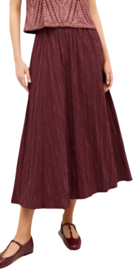 Marie Oliver - Sasha Skirt in Merlot