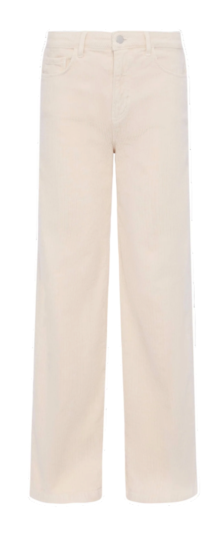 L'AGENCE - Scottie Wide Leg Pant in French Vanilla