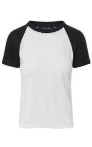 Veronica Beard - Mason Baseball in White/Navy