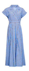 Hunter Bell - Sloane Wrap Dress in Marfa Stripe
