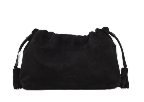 Veronica Beard - Suede VB Stash Bag in Black