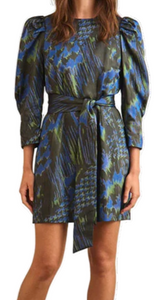 Hunter Bell - Sutton Dress in Blue Black